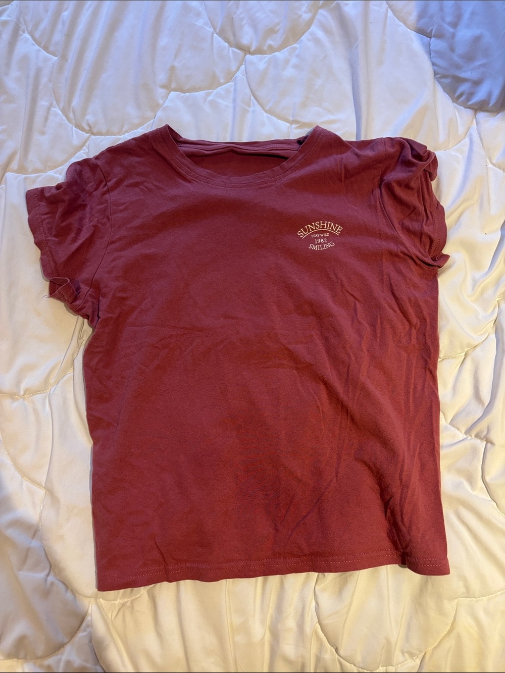 Sunshine Graphic Tee in Dusty Rose
